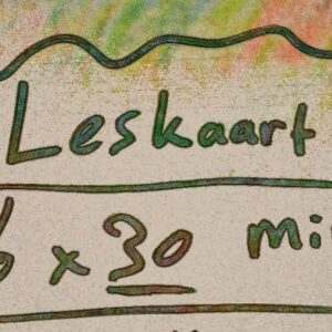 Leskaart 6 lessen van 30 minuten