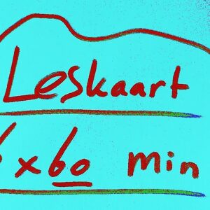 Leskaart 6 lessen van 60 minuten