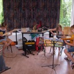 muziekles in een groepje