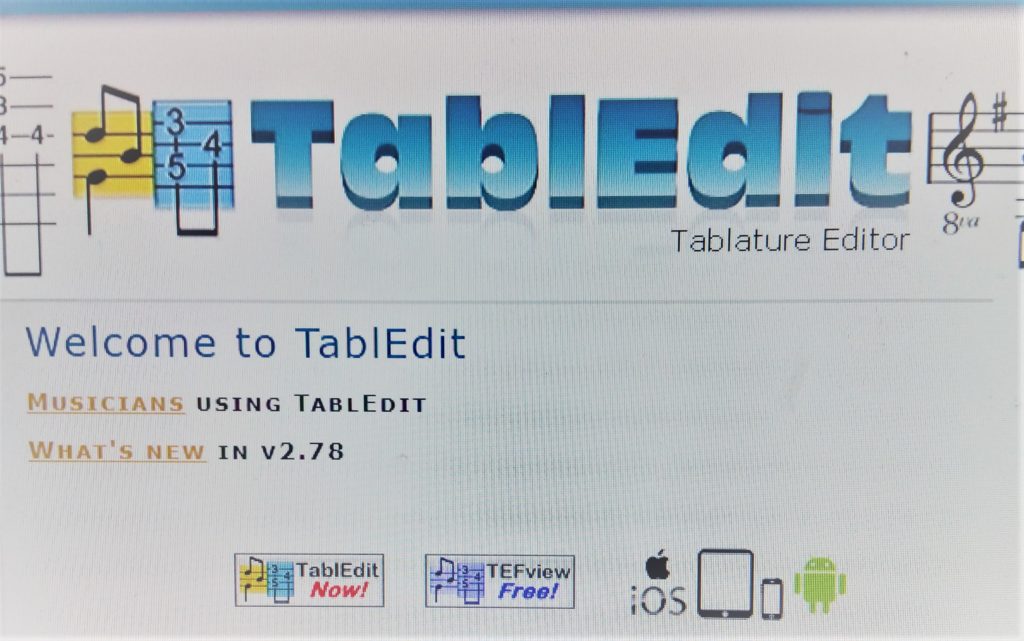 Met TablEdit maak je o.a. gitaartabs die je ook kunt afspelen