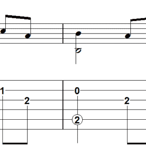 Wilhelmus gitaar fingerstyle in G